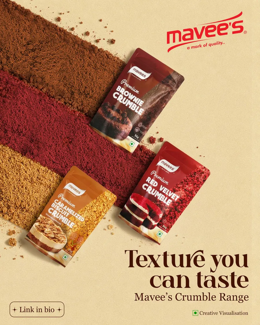 Texture you can taste: Mavee’s Crumble Range