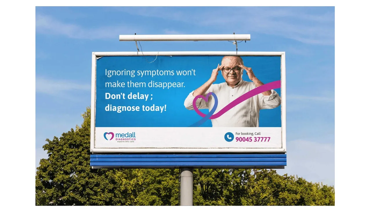 Medall roadside hoarding