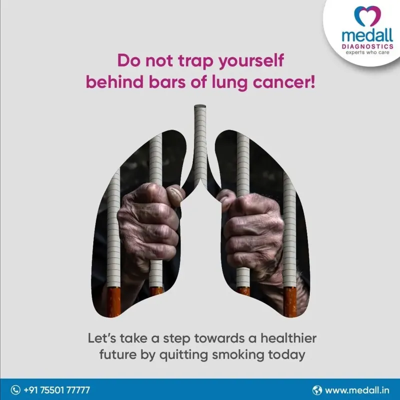 Do not trap yourself behind bars of lung cancer