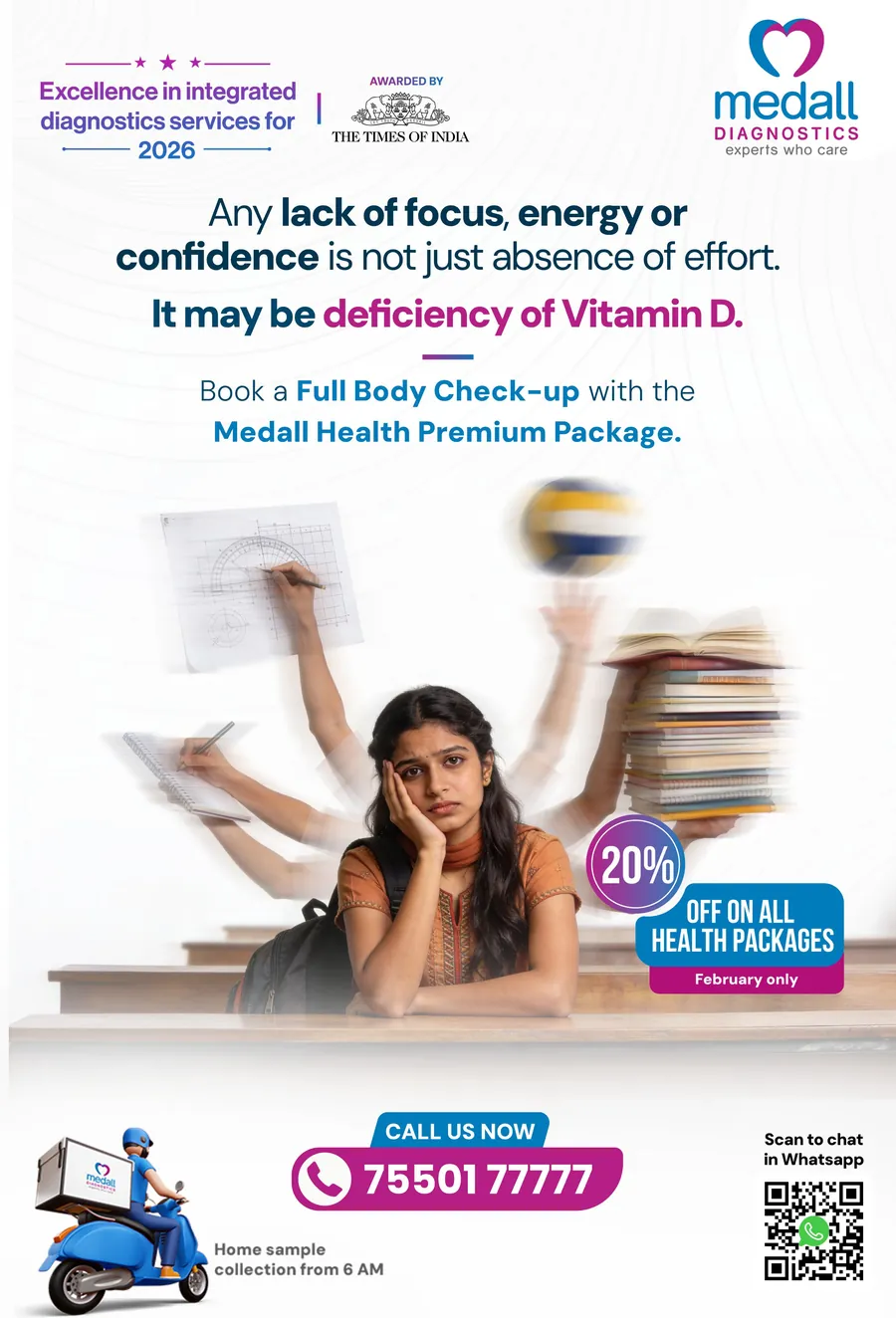 Any lack of focus, energy or confidence may be a deficiency of Vitamin D
