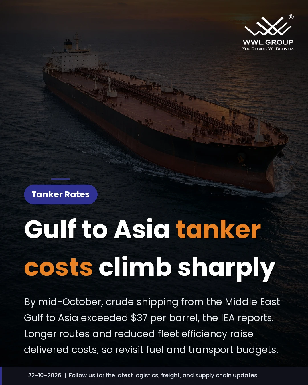 WWL GROUP creative: Tanker rates & shipping costs