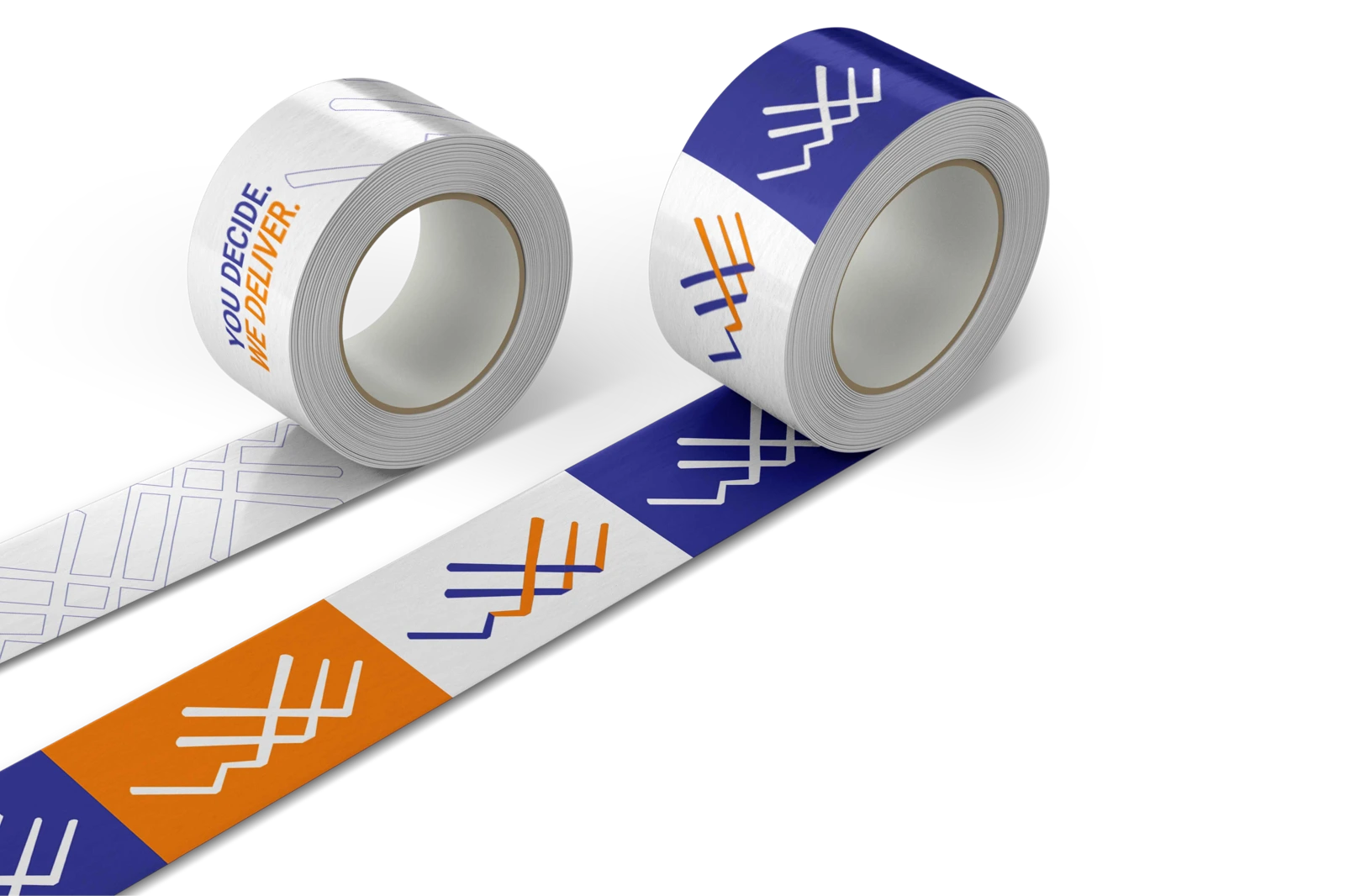 WWL GROUP packaging tape design mockup