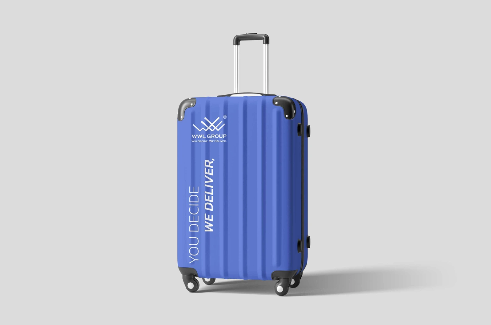 WWL GROUP travel luggage design mockup