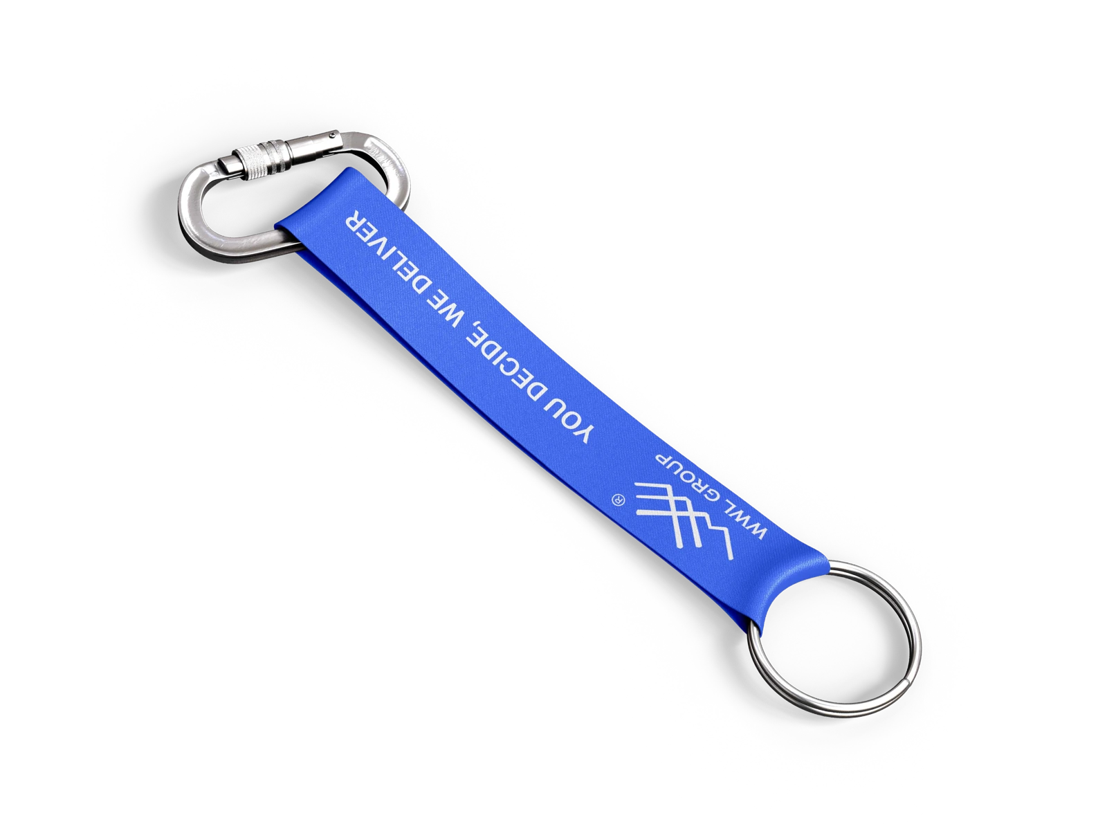 WWL GROUP key chain design mockup