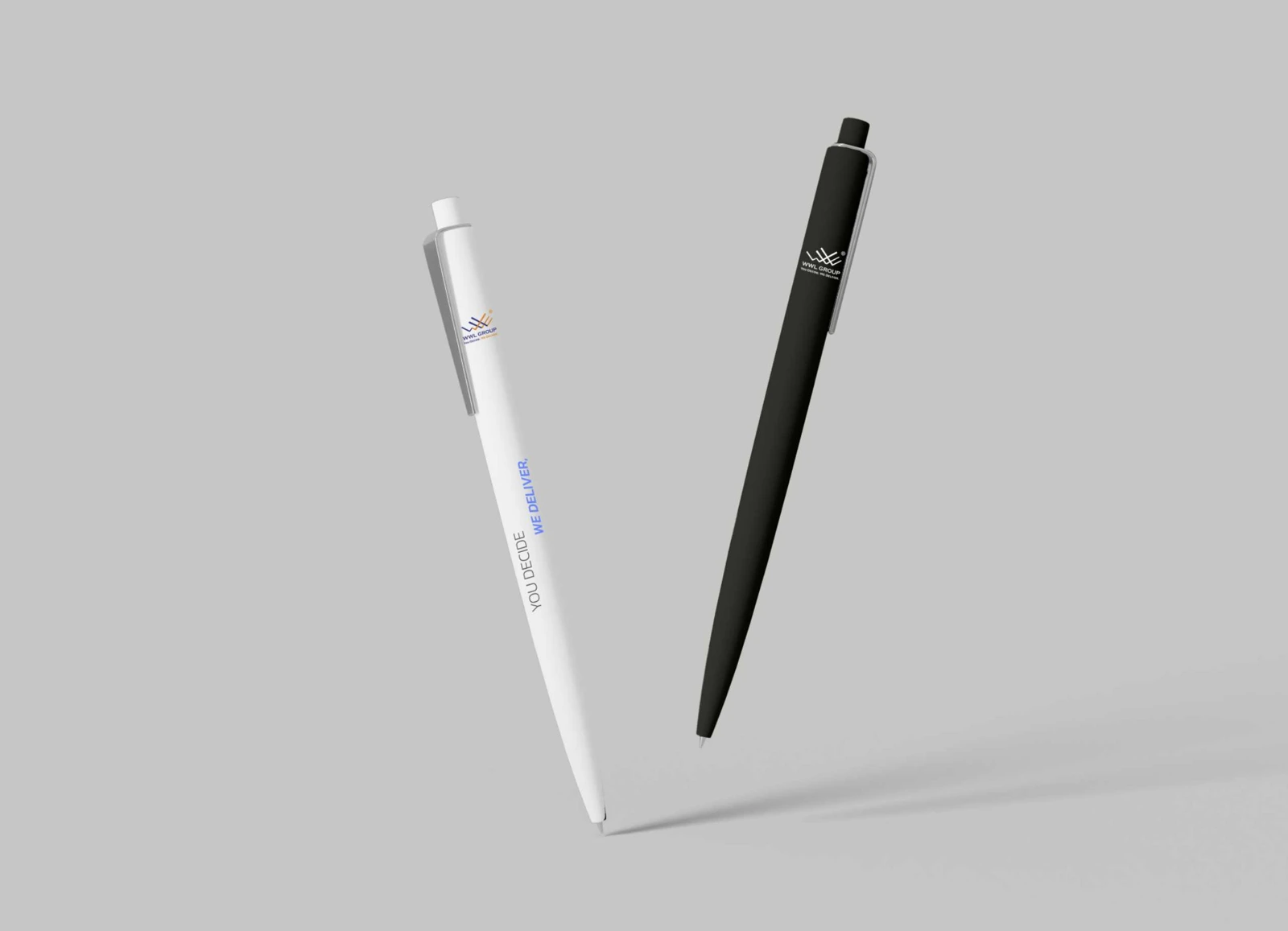 WWL GROUP pens design mockup