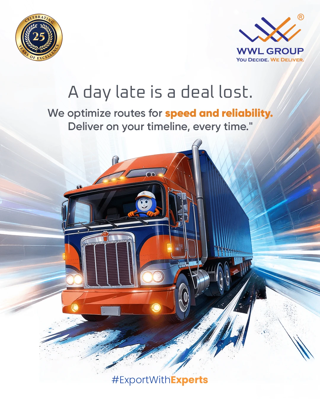 WWL GROUP creative: Speed & reliability