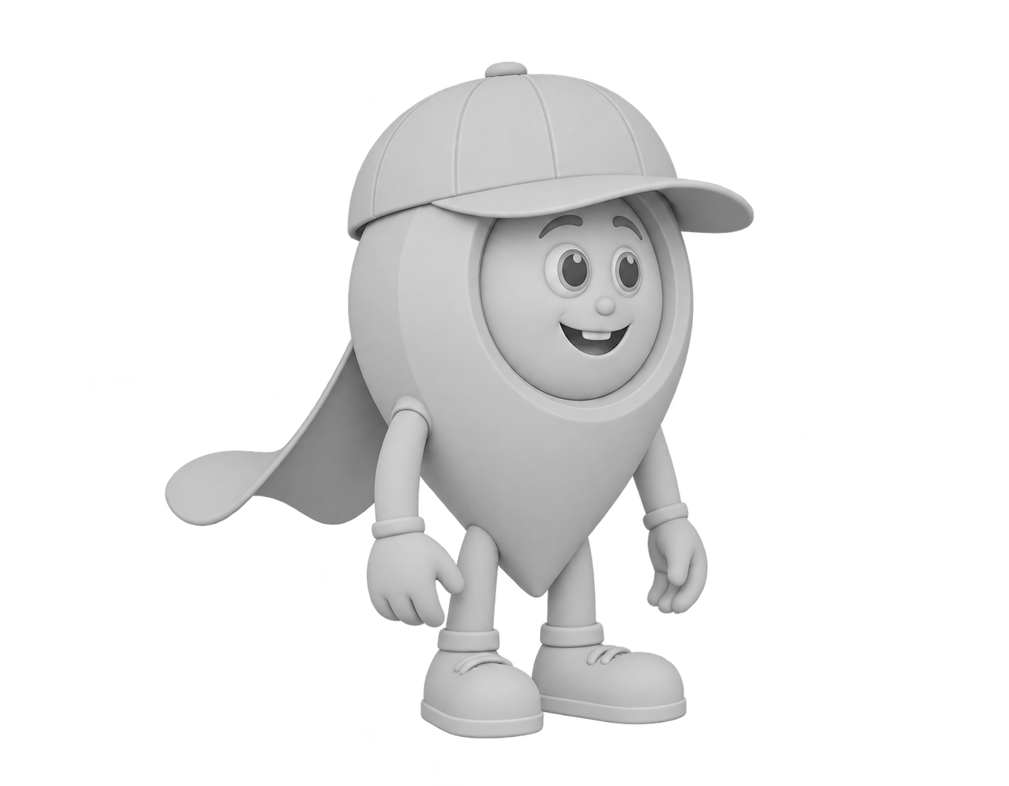Wowiz / Character form in neutral grey